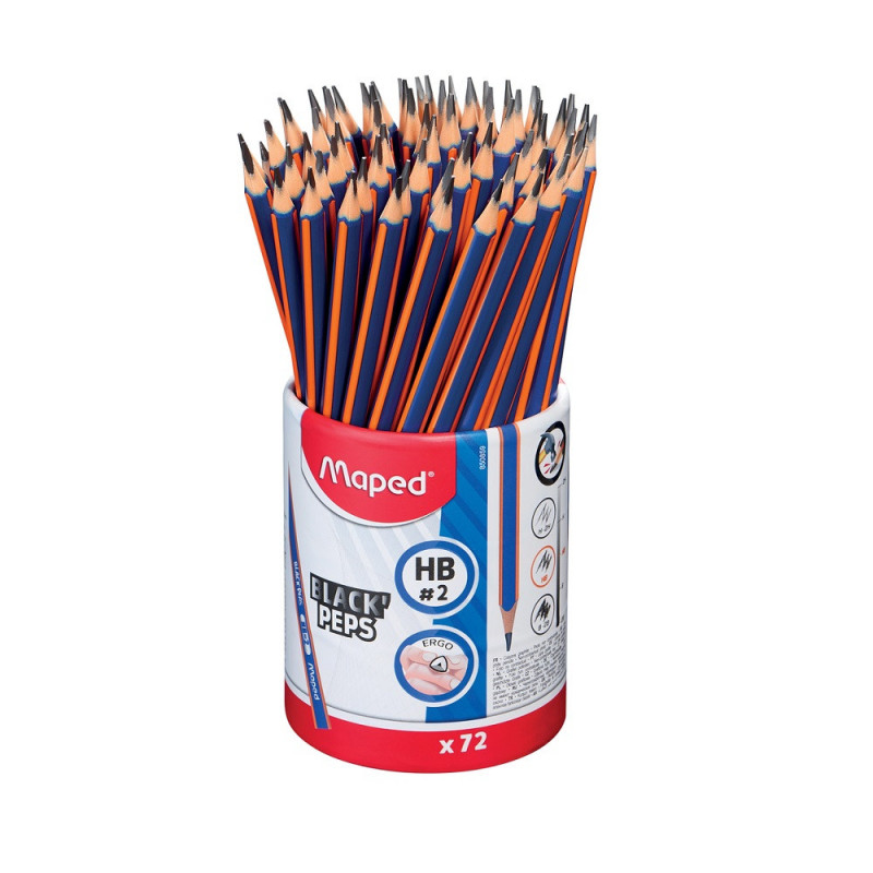 MAPED BLACK PEPS NAVY PENCIL