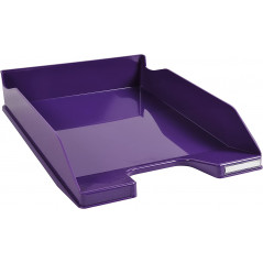 Exacompta - Letter tray, opaque purple, A4+