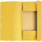 Exacompta - Elastic Folder 3 Flap Folder, A4 Yellow