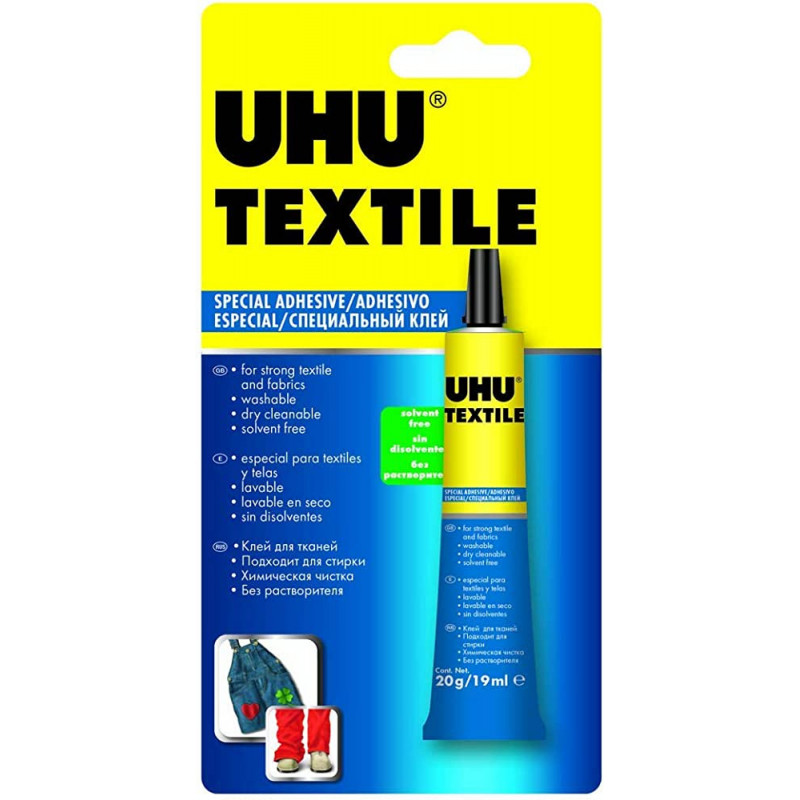 UHU TEXTILE GLUE 19ML UHU TEXTILE GLUE 19ML