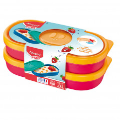MAPED SET OF 2 SNACK BOXES