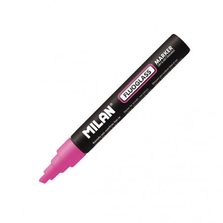 MILAN - Fluoglass markers, chisel tip 2 - 4 mm, pink colour