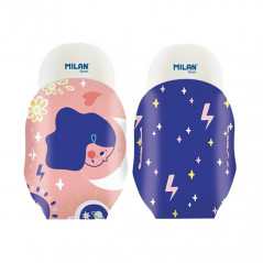 MILAN - erasers Oval 1012 with cover, Magic special series