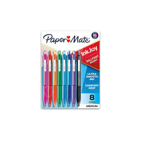Maped - Paper Mate InkJoy 300RT Retractable Ballpoint Pens, Medium Point