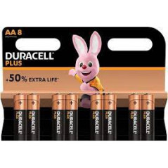 DURACELL PLUS AA X8