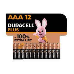 DURACELL PLUS AAA X12