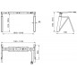 Electrical Adjustable Executive Desk - Theodore Electrical Adjustable Executive Desk - Theodore