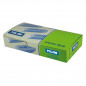 MILAN - bicolour bevelled 6030 nata® erasers in assorted fluorescent colo