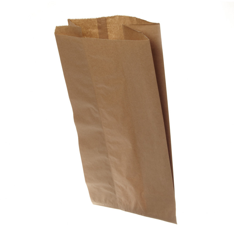 FLAT KRAFT PAPER BAG L X100