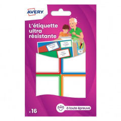 AVERY ULTRA RESISTANT LABELS X16 (bright color)