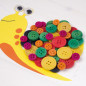APLI  Wooden Buttons Assorted Colors x25