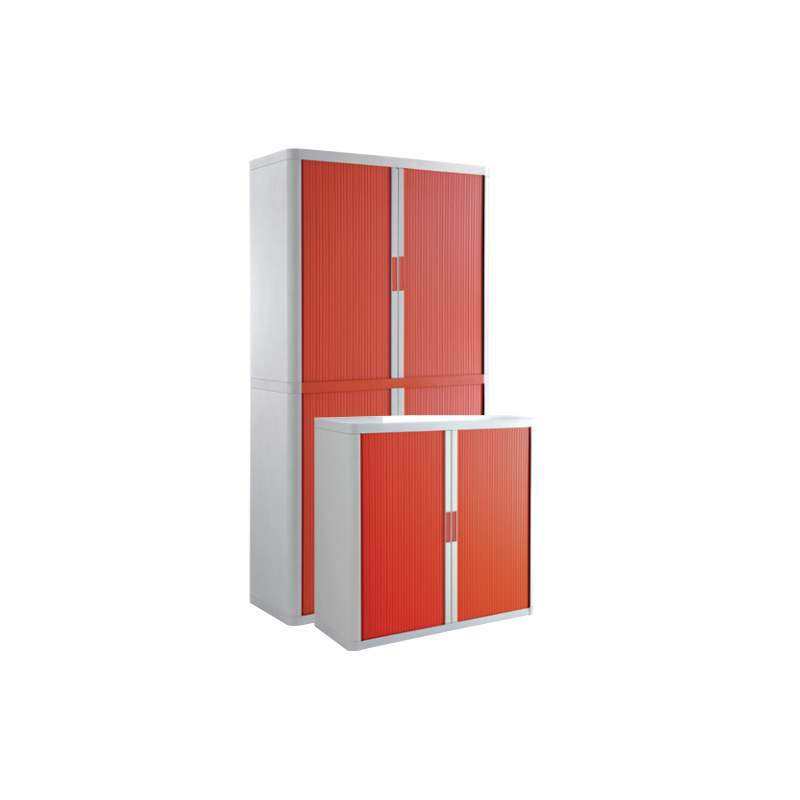 Cupboard - white, red