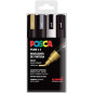 SET UNI POSCA METALIC PACK OF 4 PC-3M