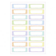 AVERY CLOTHING LABELS PASTEL X36