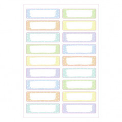 AVERY CLOTHING LABELS PASTEL X36