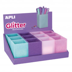 APLI Glitter Collection Pencil Pot
