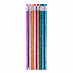 APLI Glitter Collection Pencils x8