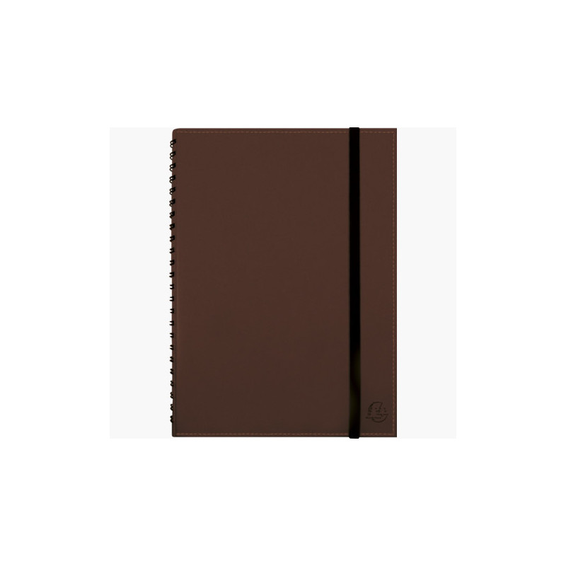 EXACOMPTA PROFESSIONAL A5 SPIRAL PLANNER BROWN