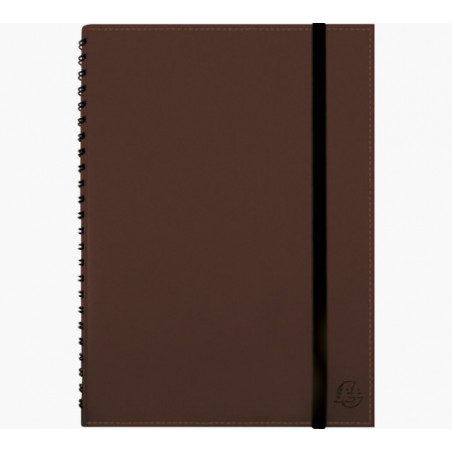 EXACOMPTA PROFESSIONAL A5 SPIRAL PLANNER BROWN