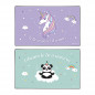 VIQUEL UNICORN & PANDA DESK MAT