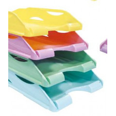 Arda letter tray - assorted pastel colors