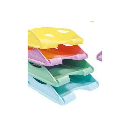 Arda letter tray - assorted pastel colors