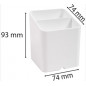 EXA Pencil Holder CUBE White