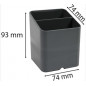 EXA Pencil Holder CUBE Dark Grey