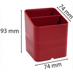 EXA Pencil Holder CUBE Dark Red