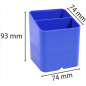 EXA Pencil Holder CUBE Ice Blue EXA Pencil Holder CUBE Ice Blue