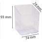 EXA Pencil Holder CUBE Crystal Clear