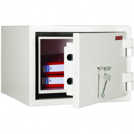 INSURABLE VALUE SAFE (3000€‎) - GRADE 2 - WITH KEY - 19L - GREY