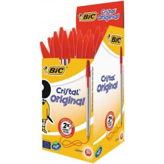 BIC Cristal Red - Box of 50 pens