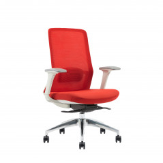 Ergonomic office chair - adjustable armrests - optional headrest - black - Model POLAR