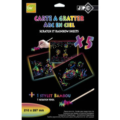 Jpc Scratch Paper Rainbow X5