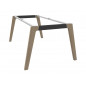 WOODY Manager desk - L180 x D100 x H72.5 cm - carbon top WOODY Manager desk - L180 x D100 x H72.5 cm - carbon top