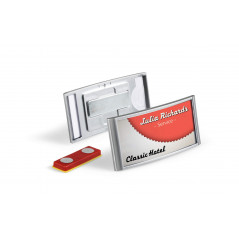 DURABLE Name badge CLASSIC 30x65 mm with magnet