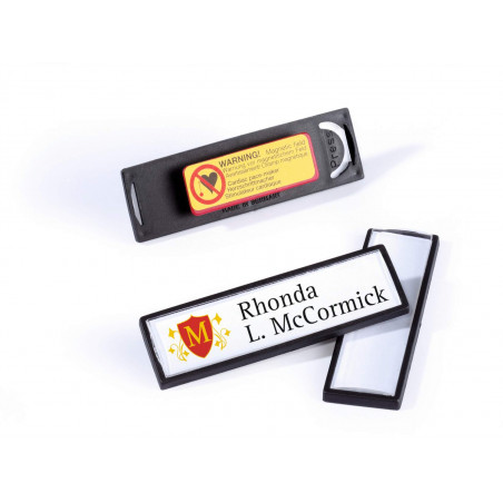 DURABLE Name badge CLIP CARD 17x67 mm with magnet