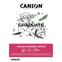 PAD CANSON  GRADUATE  MANGA MARKER LAYOU