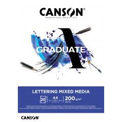 PAD CANSON  GRADUATE  LETTERING MIXED ME