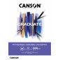 PAD CANSON  GRADUATE  MIXED MEDIA WHITE