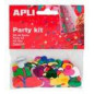 APLI - Pack Of Heart Sequins Assorted colors