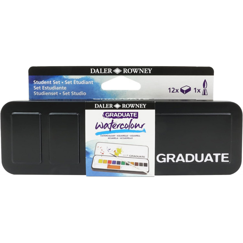 DAL GRADUATE SET AQUAREL 12 DEMI-GODETS DAL GRADUATE SET AQUAREL 12 DEMI-GODETS