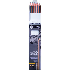 ETUI 6 LYRA GRADUATE GRAPH DESSIN ART