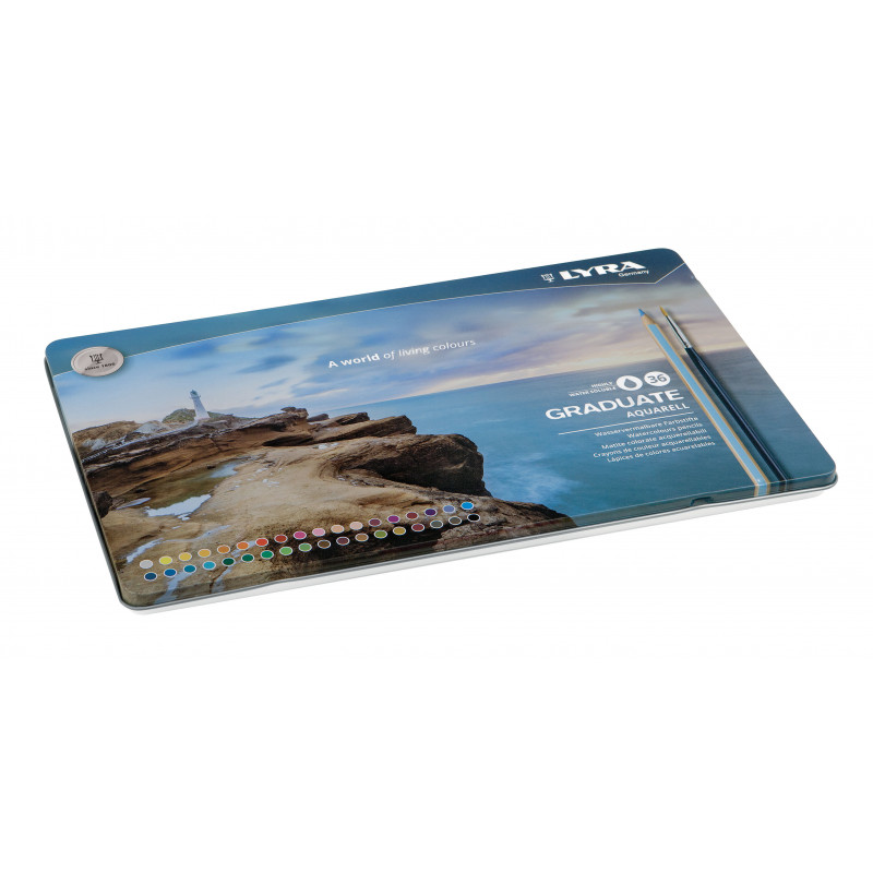 LYRA GRADUATE AQUARELLE METALIC BOX 36