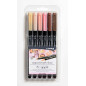 LYRA AQUA BRUSH DUO PEN SKIN SET 6 PCS