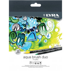 LYR AQUA BRUSH DUO ETUI 24 PCS