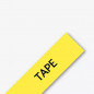 Brother TZe Labelling Tape COMPATIBLE Black on Yellow 12mm