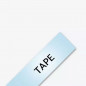Brother TZe Labelling Tape COMPATIBLE Black on Clear 18mm Brother TZe Labelling Tape COMPATIBLE Black on Clear 18mm