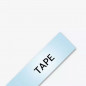 Brother TZe Labelling Tape COMPATIBLE Black on Clear 6mm